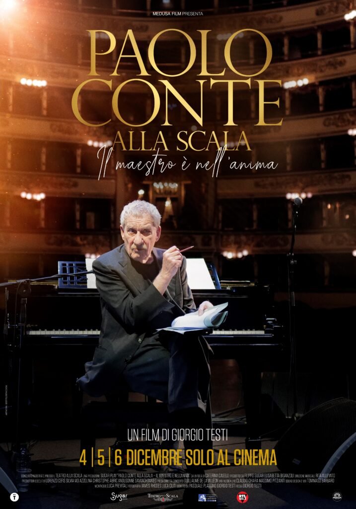 Paolo Conte alla Scala, nei cinema dal 4 al 6 dicembre 2023